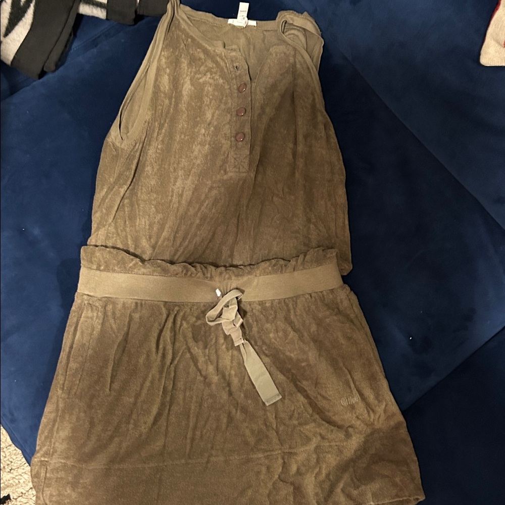 CHLOE vintage dress terry BEACH! Y2K